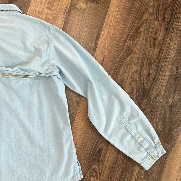 Exofficio Buzz Off Insect Shield Long Sleeve Hiking Camp Shirt Women's Large - Picture 13 of 15